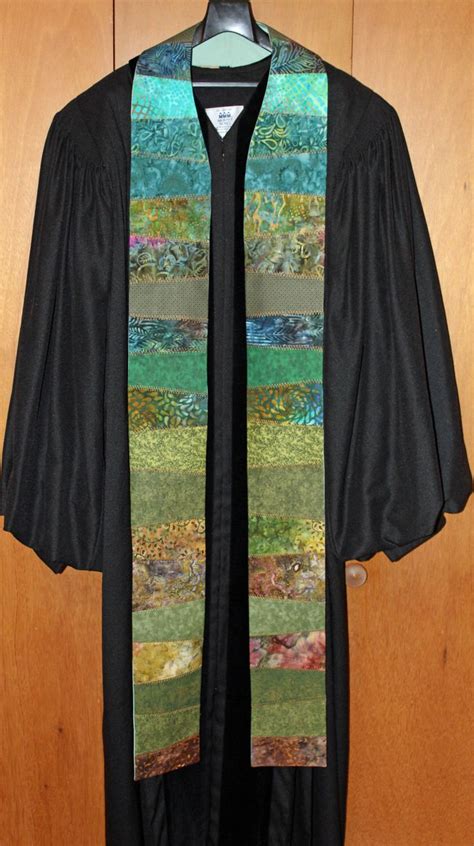 Green Pieced Stole Ordinary Time Liturgical Stole Etsy Liturgical