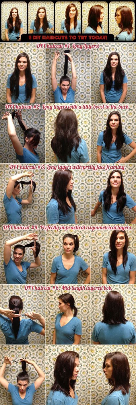 this how to cut your own hair in long layers step by step with simple style best wedding hair