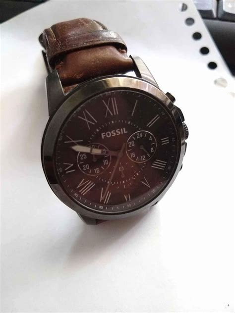 Jual Cepat Jam Tangan Fossil Fs Grant Chronograph Hitam Cokelat