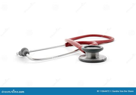 Red Stethoscope Stock Photo Image Of Healthcare Heartbeat 11064472