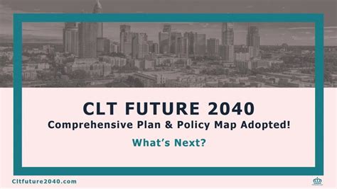 Implementing The Charlotte Future 2040 Comprehensive Plan And Policy Map