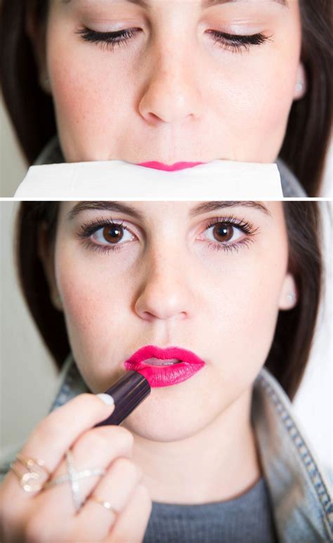 Blot The Right Way Between Applications To Make Your Lip Color Last