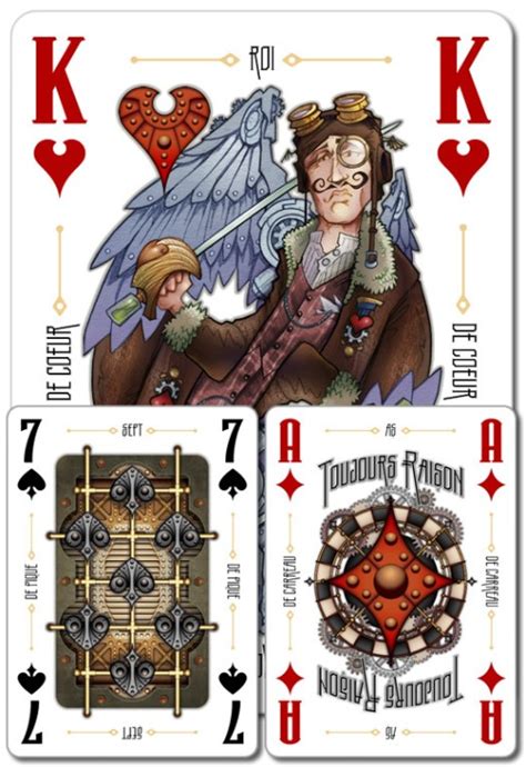 Extraordinary Voyages Steampunk Playing Cards Dans Crafts And Things