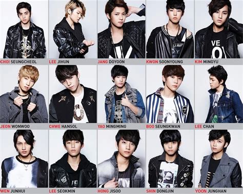 Profile Photos Of Seventeen Members Debut 2014 Seventeen Seventeen