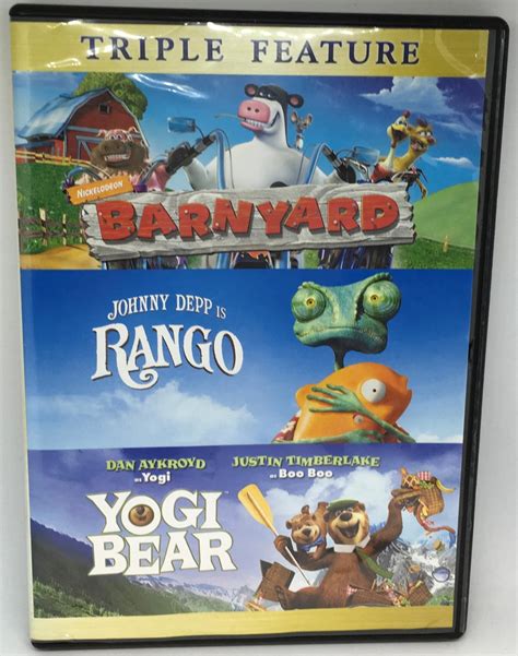 Barnyardrangoyogi Bear Dvd 2014 3 Disc Set 883929400461 Ebay