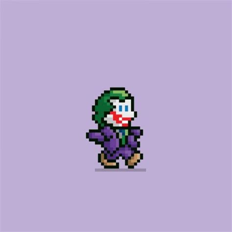 Joker Pixel Art Jeux Pixel Art Modele Pixel Art Pixel Art