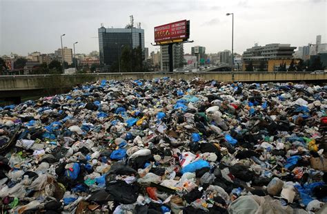 There Is A Giant Rancid River Of Uncollected Trash Flowing Through Beirut