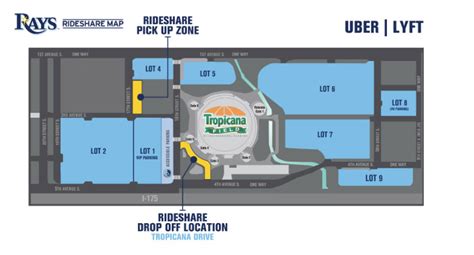 Tropicana Field Parking Map Map Of South America