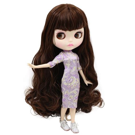 Icy Neo Blythe Doll Brown Hair Jointed Body 30cm
