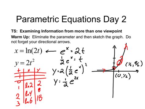 Parametric Equations Vectors Part 1 Youtube Gambaran