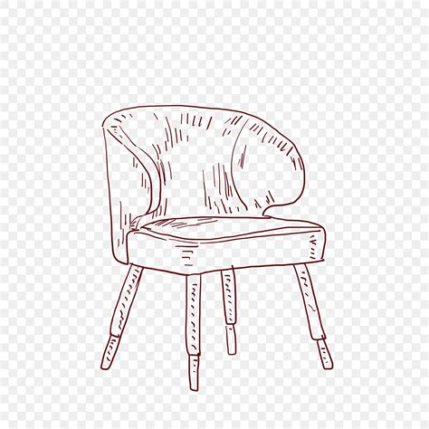 Line Drawing Chair Hd Transparent Hand Drawn Line Drawing Chair