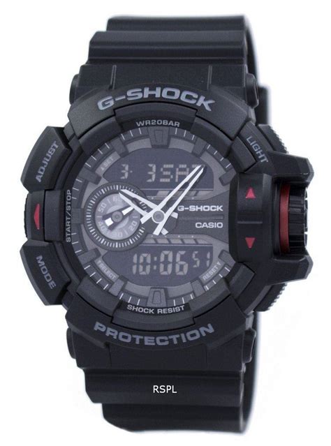 The colors may differ slightly from the original. Casio G-Shock Analog Digital GA-400-1B Mens Watch ...