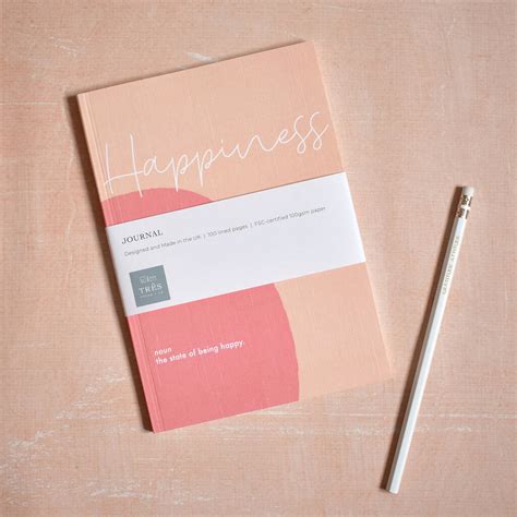 Happiness Journal A5 By Três Paper Co