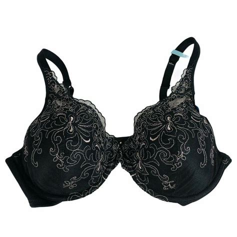 Playtex Love My Curves Lift Lace Underwire Bra Black 38c Support