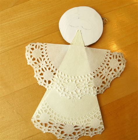 30 Paper Doily Angel Craft ⋆ Angel Crafts Paper Doily
