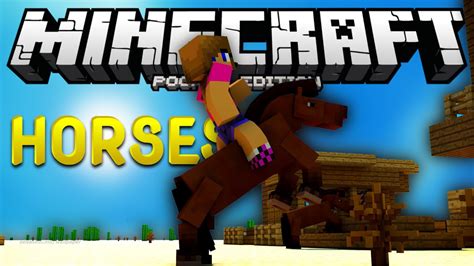 0111 Horses Mod Minecraft Pocket Edition Youtube