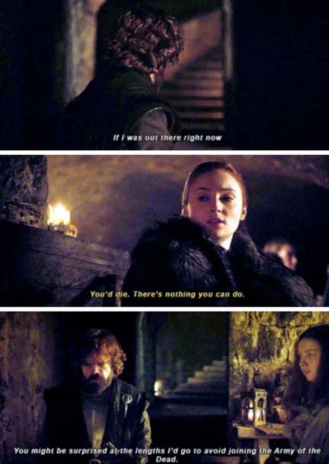 Sansa Stark Tyrion And Sansa Game Of Thrones Sansa Game Of Thrones Quotes Tyrion Lannister