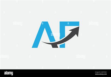 Financial Logo Symbol And Growth Arrow Icon Vector Design Monogram For