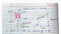 Trigonometry Math Pdf Science Mathematics Notes Teachmint