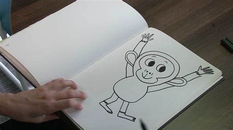 Marta Altés Shows Children How To Draw A Little Monkey