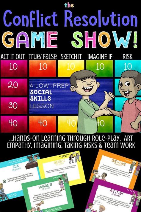 Conflict Resolution Social Skills School Counseling Lesson Digital