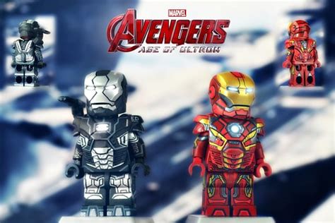 Lego Age Of Ultron War Machine Mk Ii And Iron Man Mark 45 Flickr