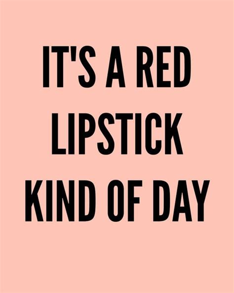 inspirational quote print it s a red lipstick kind of day inspirational art art home decor t