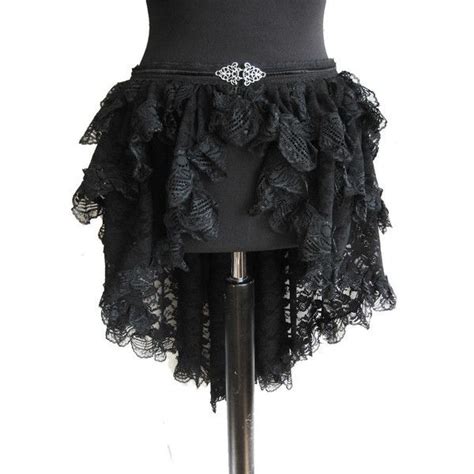 Bustle Skirt Segura Burlesque Victorian Steampunk Boudoir Black