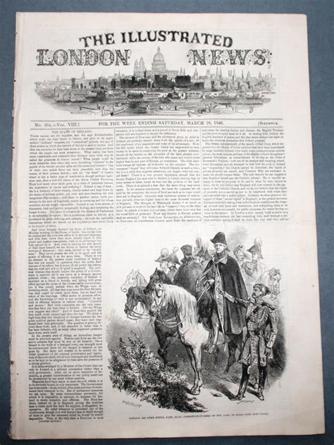 The Illustrated London News Vol Viii No 204 March 28 1846 By