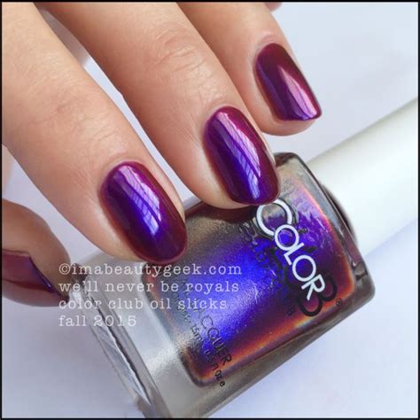 Color Club Oil Slick Collection Mega Swatchin Beautygeeks Color