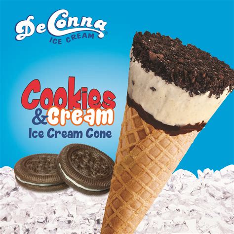 Cookies And Cream Cones DeConna Wholesale Pricing Available