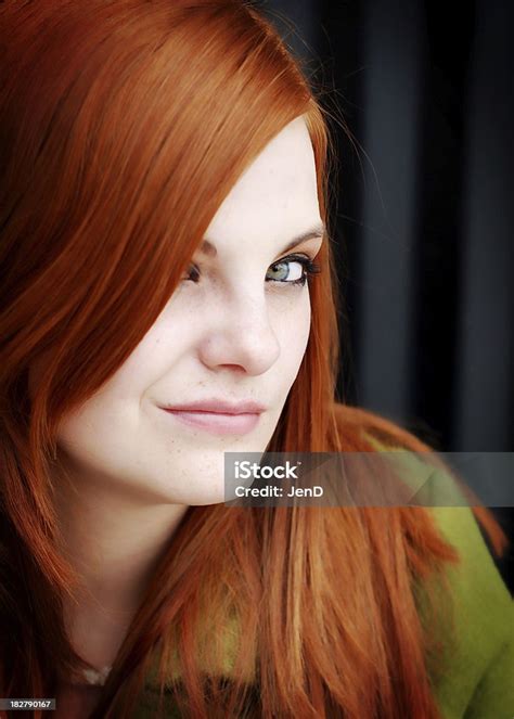 Red Haired Girl Stock Photo Download Image Now Adolescence