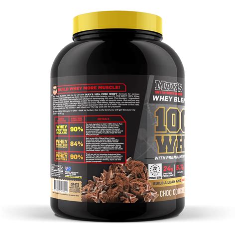 Maxs 100 Whey Protein Premium Quality Whey Protein Blend Maxs