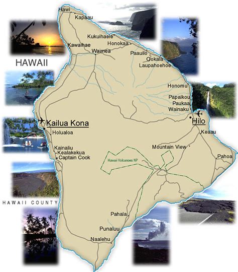 Hawaiian Music Store Big Island Of Hawaii Map