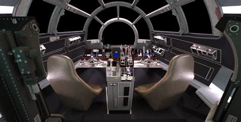Star Wars Ecco Il Ponte Di Comando Del Millenium Falcon Opera Spaziale