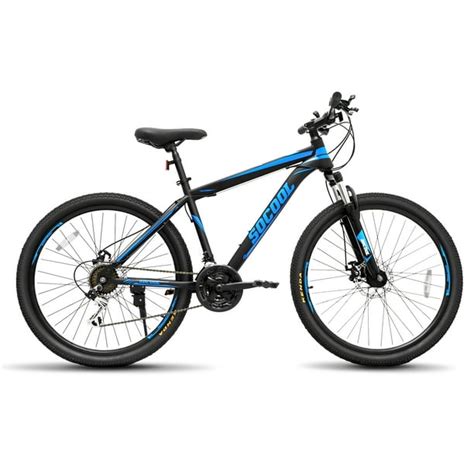 Socool Adult Mountain Bike 21 Speed Shimano Hardtail Bicycle For Mens