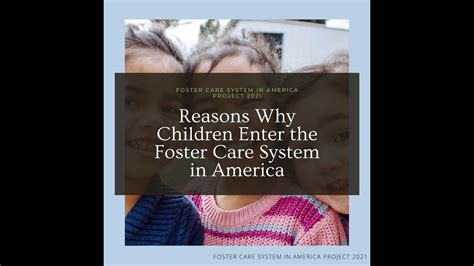 Reasons Why Children Enter The Foster Care System In America Youtube