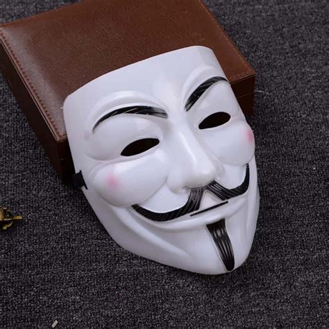 anonymous hacker v for vendetta guy fawkes halloween face masks white halloween costume dress