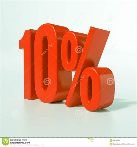 Red Percent Sign Stock Image Image Of Special Symbol 84266981