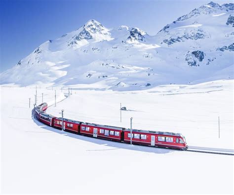 The Glacier Express Is The Most Magical Winter Train Ride In The World