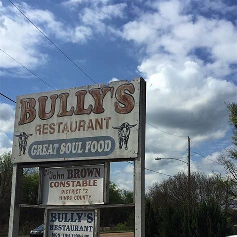 by now you have heard about bully s soulfood restaurant located at 3118 livingston jacksonms