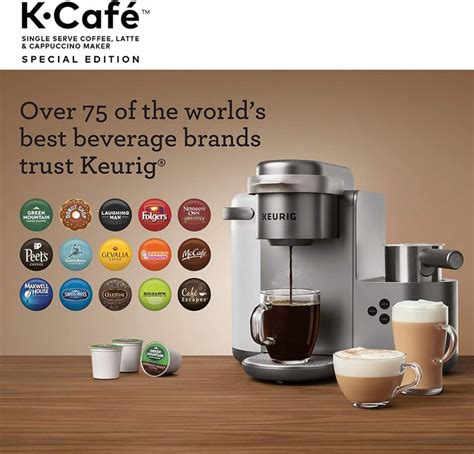 Keurig K Cafe Special Edition Single Serve K Cup Pod Coffee Latte And