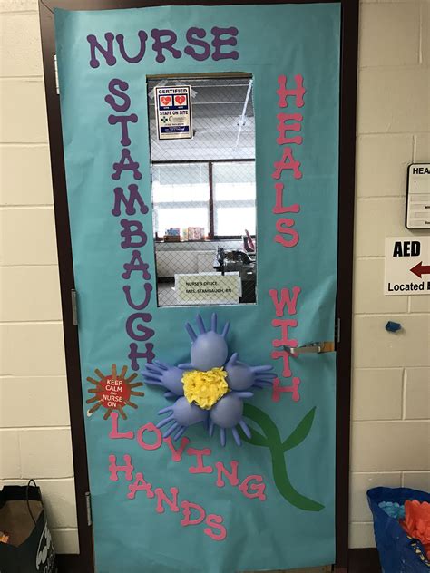 Heres An Awesome Idea For An Way To Decorate A Nurses Door For Teacher