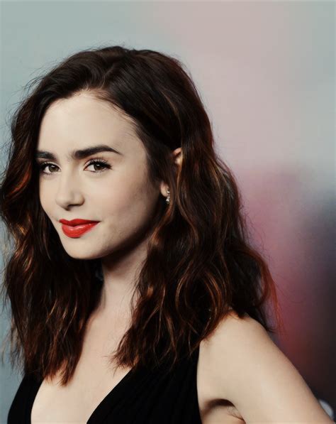 Lily Collins Lily Collins Hair Hairstyle Hair Inspiration