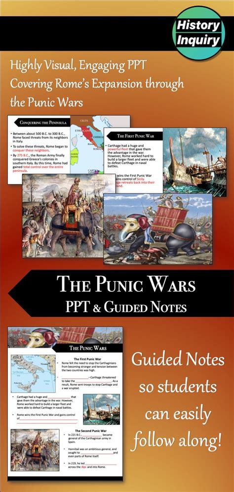 The Punic Wars Ppt Guided Notes Punic Wars Guided Notes World