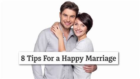 8 Tips For A Happy Marriage Youtube