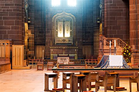 After unveiling her first piece of public art outside liverpool's anglican cathedral in 2005, she will return in september with a neon installation prepared for the. Beautiful ornate Altar inside Liverpool Anglican Cathedral ...