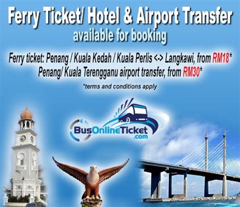 Daily there are two ferry services from penang to langkawi. Express Bus Booking Site - BusOnlineTicket.com Blog: Ferry ...