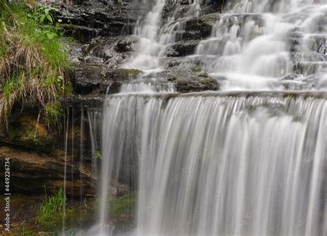 The Beautiful Wagner Falls Located In Michigans Upper Peninsula In The