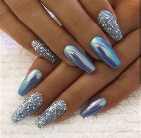 34 Amazing Blue Nails Design Ideas Perfect For Fall